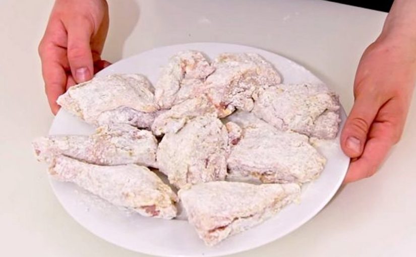 Как приготовить хрустящую жареную курицу, используя секретный ингредиент!?