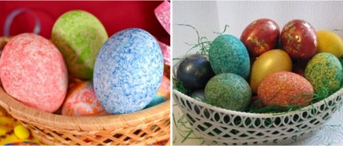 Как покрасить яйца в рисе: красиво и оригинально